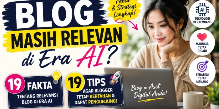 Apakah Blog Masih Relevan di Era AI? 19 Fakta & 19 Tips Blogger Bertahan