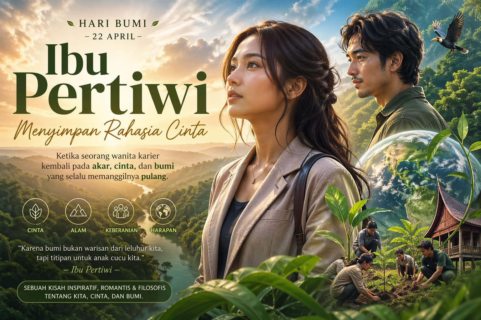 Hari Bumi: Kisah Cinta dan Kesadaran dari Ibu Pertiwi